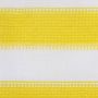 Voir la diapositive 2 : VIDAXL Ecran de balcon Jaune et blanc 120x600 cm PEHD