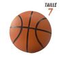 Voir la diapositive 2 : BUMBER Ballon de basket orange Ø24,5cm - taille 7 + Pompe de gonflage