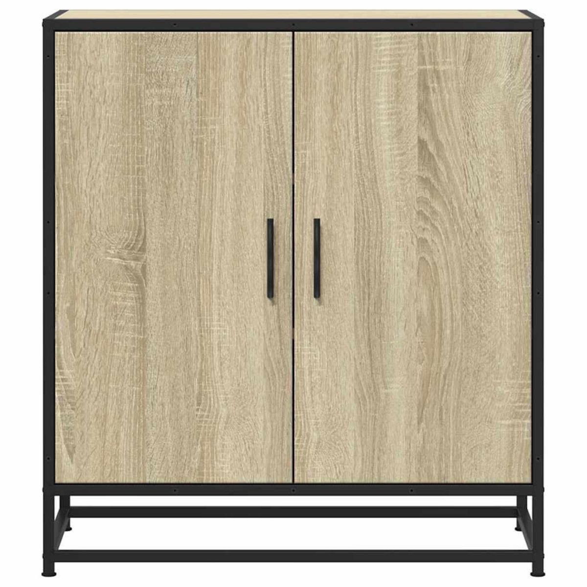 VIDAXL Buffet chene sonoma 68x35x76 cm bois d'ingenierie et metal