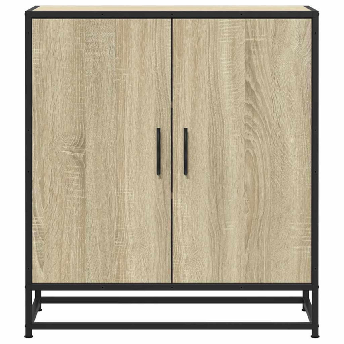 VIDAXL Buffet chene sonoma 68x35x76 cm bois d'ingenierie et metal