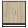 Voir la diapositive 4 : VIDAXL Buffet chene sonoma 68x35x76 cm bois d'ingenierie et metal