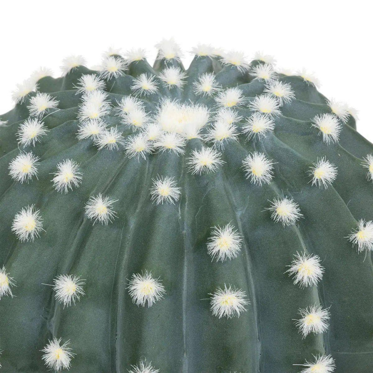 ATMOSPHERA Plante Artificielle en Pot  Cactus  25cm Vert