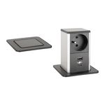 CENTRALE BRICO Prise StrongPower PowerUp, 1x230V, USB A/C rechargeable, noir, Fr