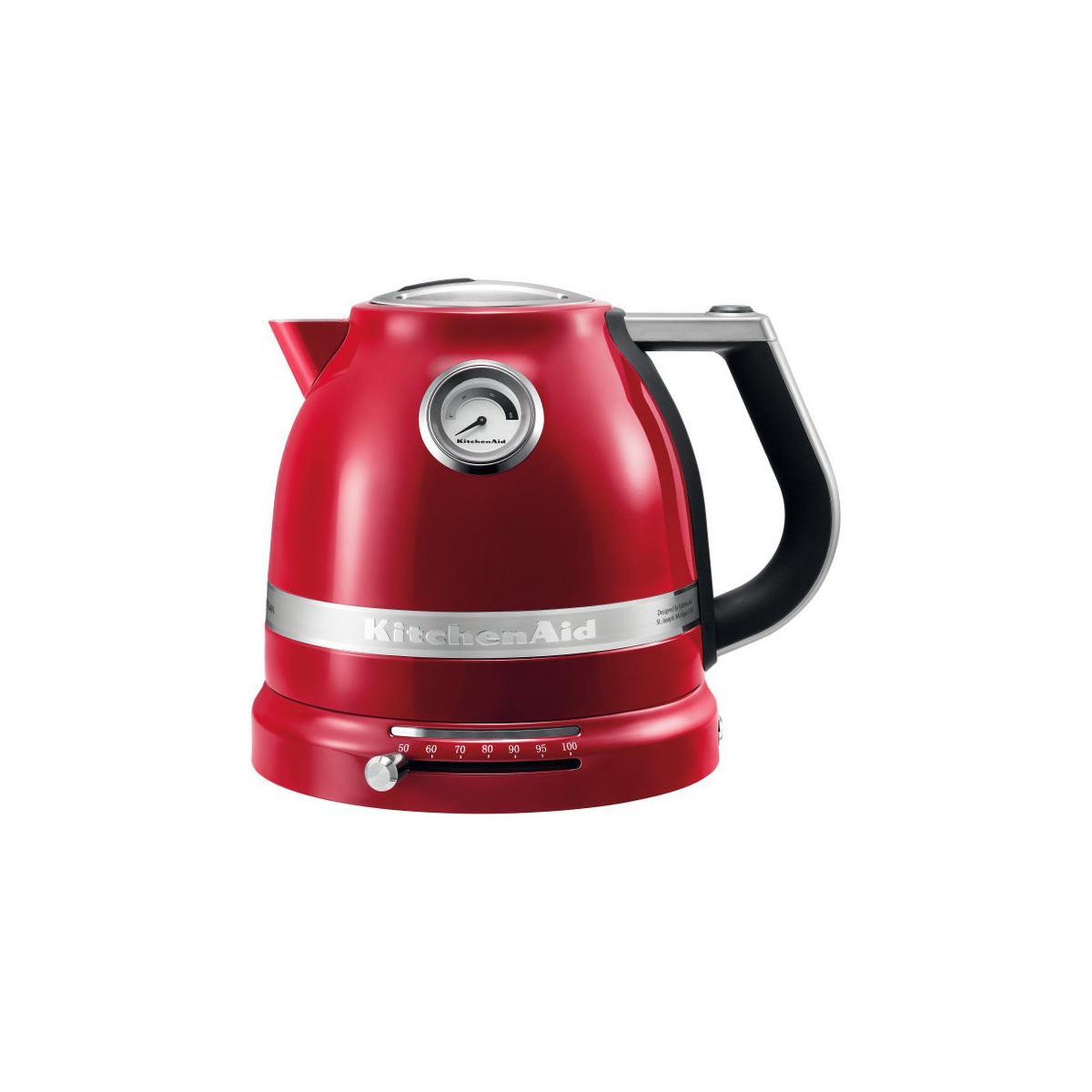 Voir la diapositive 2 : KitchenAid Bouilloire sans fil 1.5l 2400w rouge empire - 5kek1522 eer
