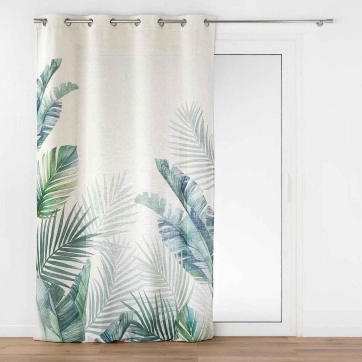 Douceur d'Intérieur Rideau à œillets 140x260 imprimé NATIVE