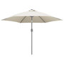 Voir la diapositive 4 : VIDAXL Tissu de remplacement pour parasol d'exterieur Blanc 300 cm