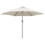 Voir la diapositive 4 : VIDAXL Tissu de remplacement pour parasol d'exterieur Blanc 300 cm