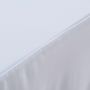 Voir la diapositive 3 : VIDAXL Nappes elastiques de table avec jupon 2 pcs 243x76x74cm Blanc