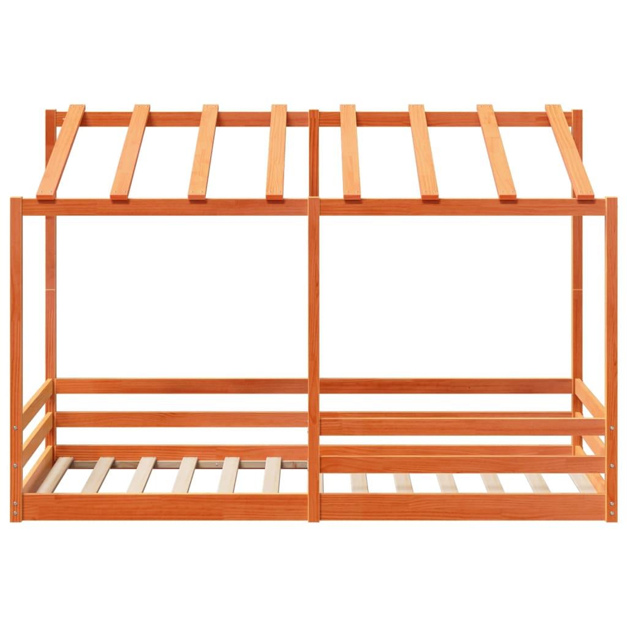 Voir la diapositive 4 : VIDAXL Lit pour enfants sans matelas cire marron 90x200 cm pin massif