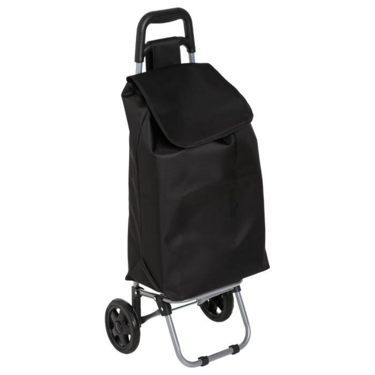 B BASIC & CO Chariot de Marché  Aquarelle  30L Noir