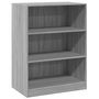 Voir la diapositive 2 : VIDAXL Garde robe sonoma gris 77x48x102 cm bois d ingénierie