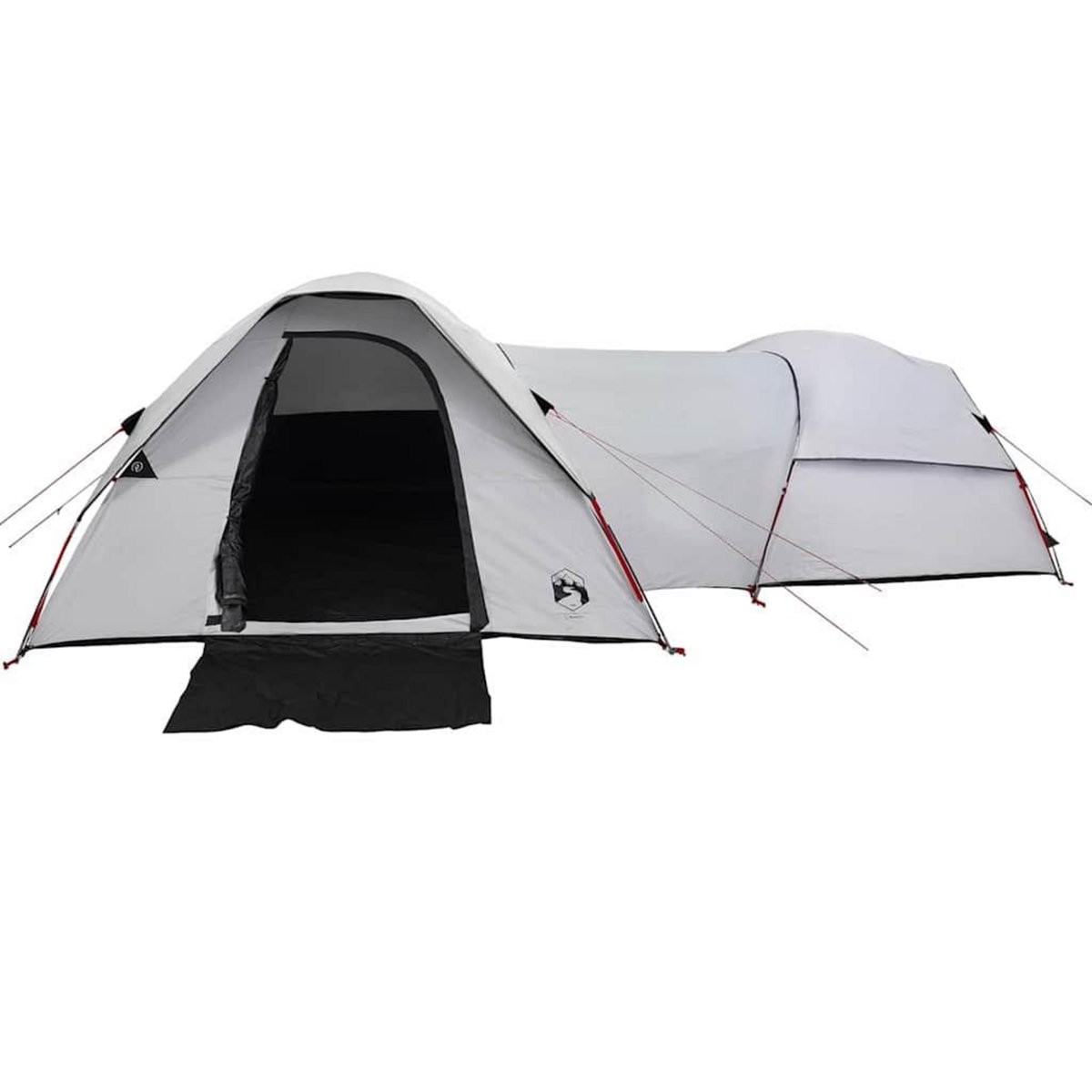 VIDAXL Tente de camping 5 personnes blanc tissu occultant impermeable