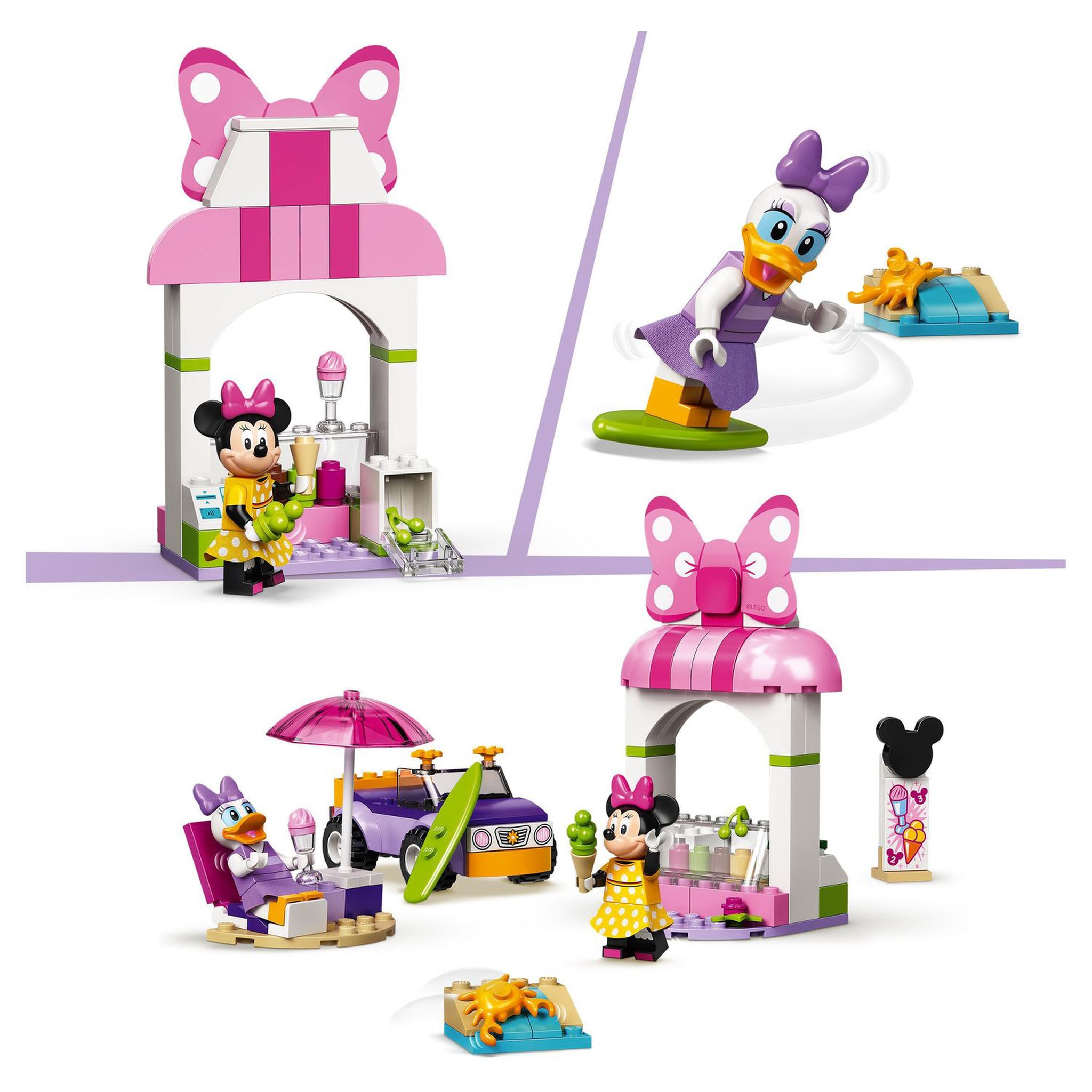 Voir la diapositive 3 : LEGO Disney 10773 - Le magasin de glaces de Minnie Mouse