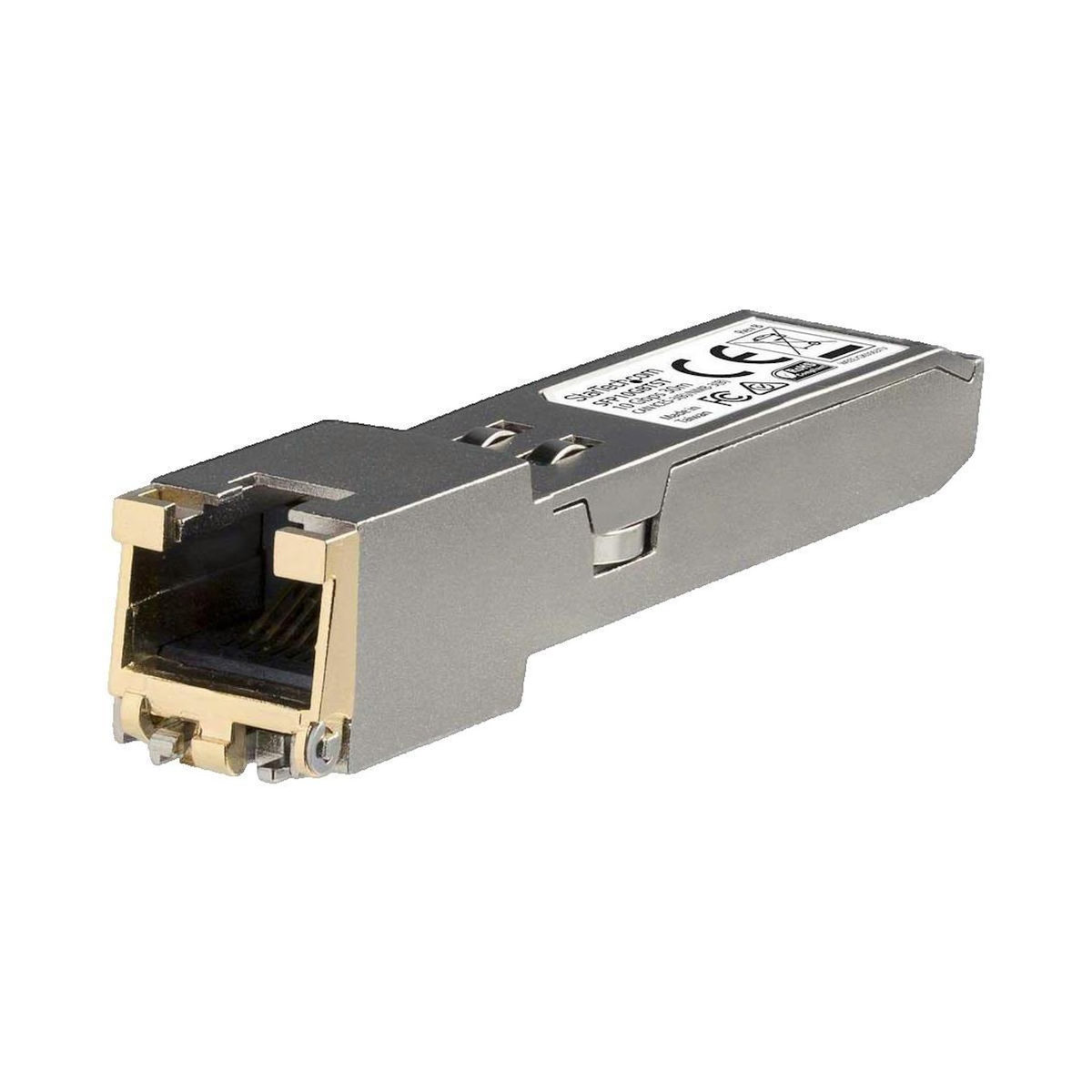 Startech Module SFP+ StarTech.com MSA conforme 10 Gigabit Glasfaser SFP+ Transceiver - 10GBase-T 30m - Argenté