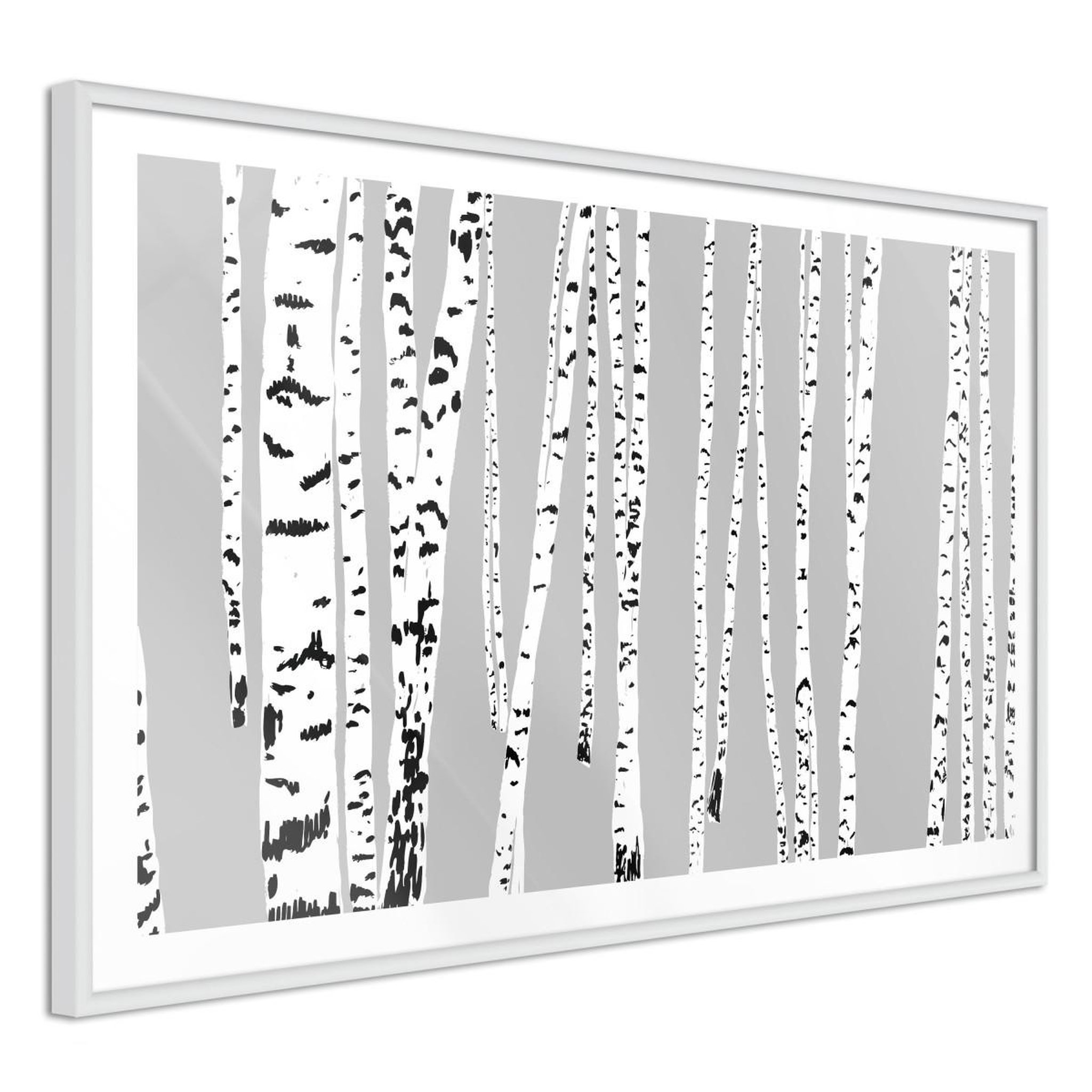 Paris Prix Affiche murale encadrée  birch wood