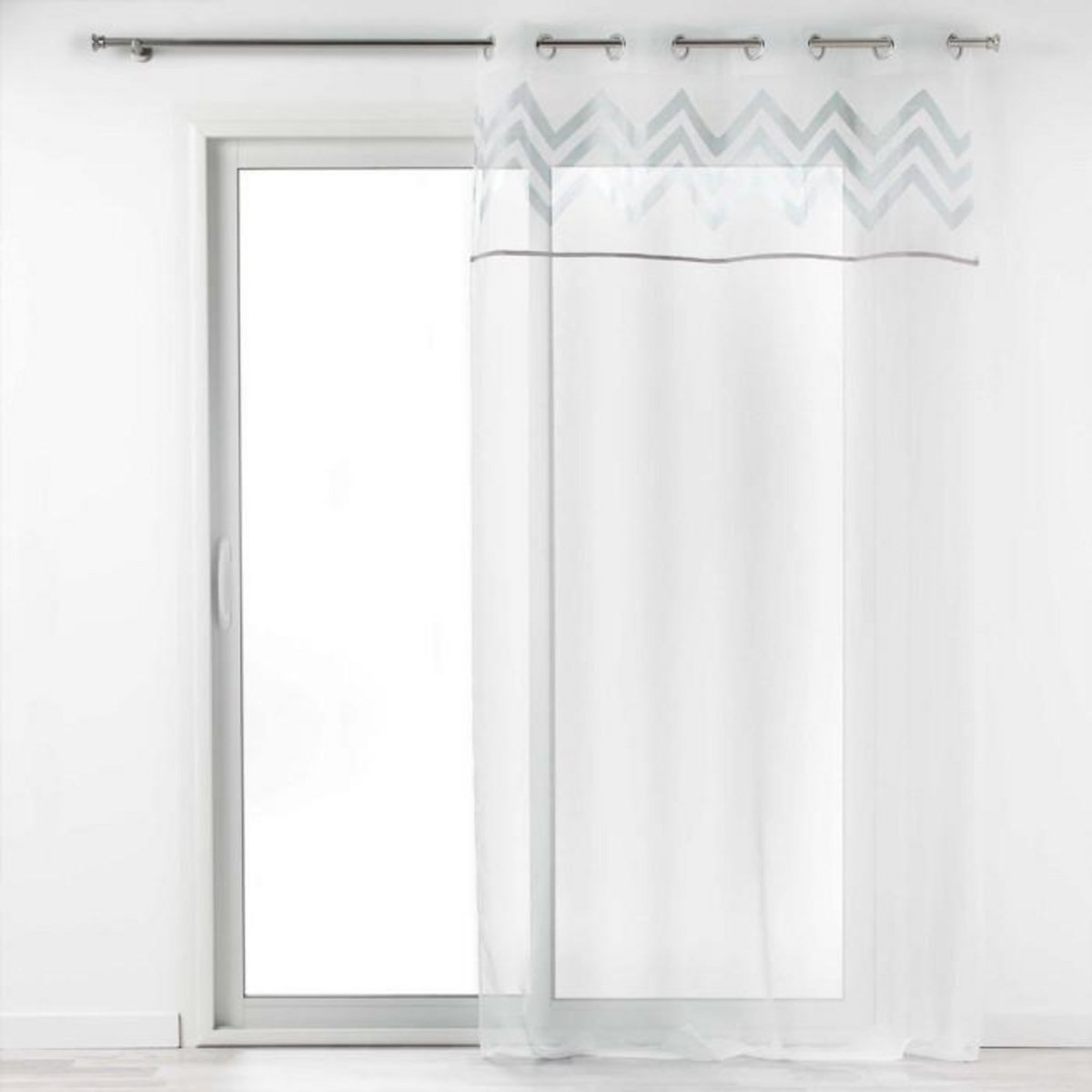 Paris Prix Rideau Voilage à Œillets  Levi  140x240cm Argent