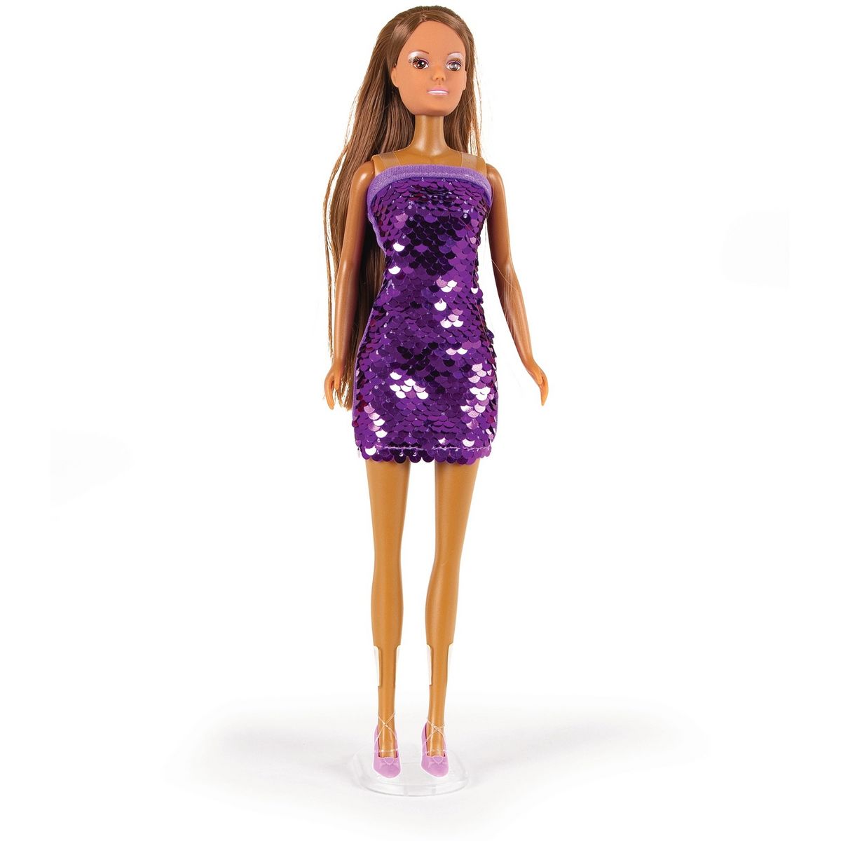 SMOBY Poupée robe à paillettes Steffi Love