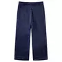 VIDAXL Pantalons pour enfants velours bleu fonce 104