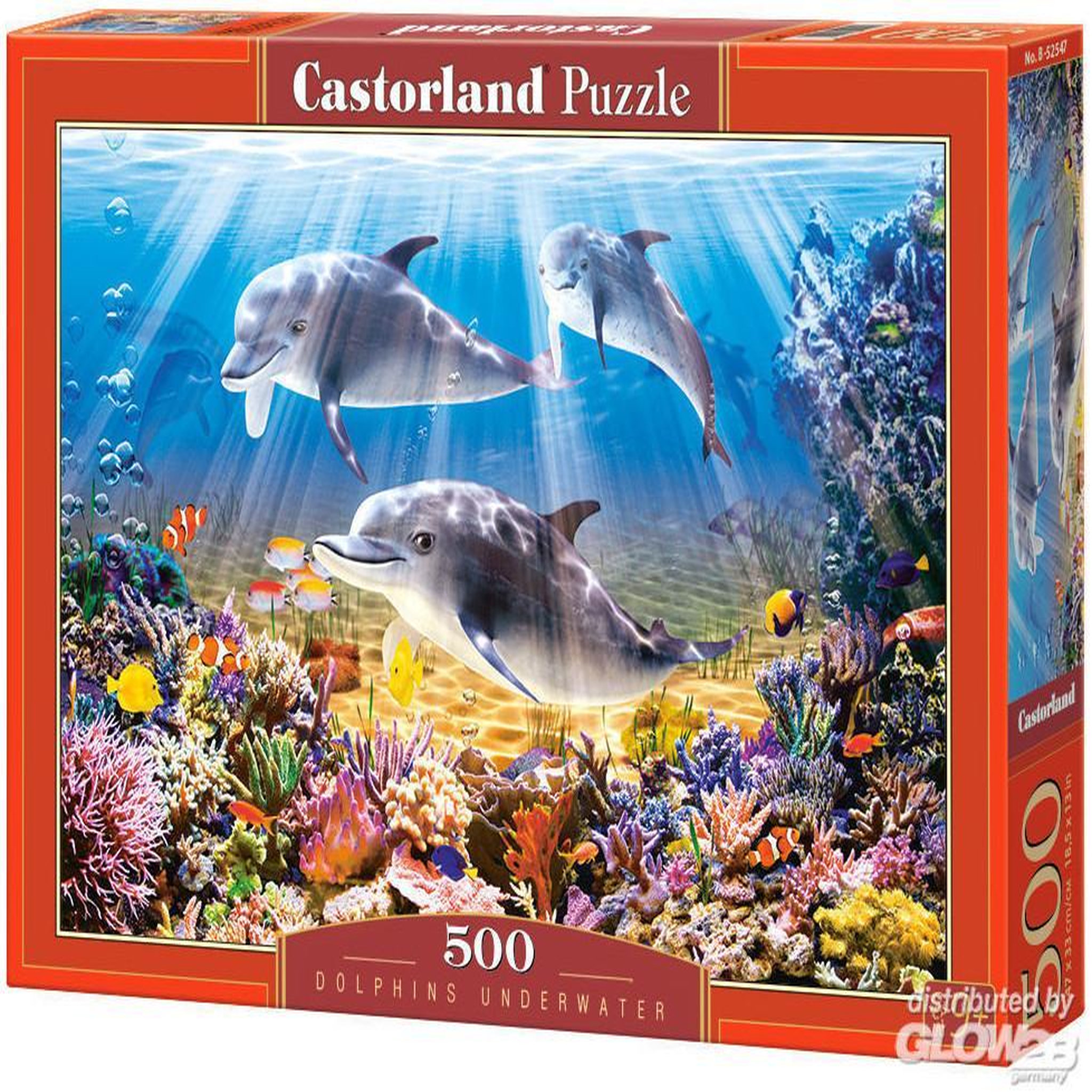 Castorland Puzzle 500 pièces - le monde des dauphins