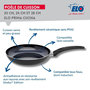 Voir la diapositive 3 : ELO Set de 3 Poêles 20, 24 et 28 cm céramique sans PFAS et 3 couvercles Elo Prima Cucina