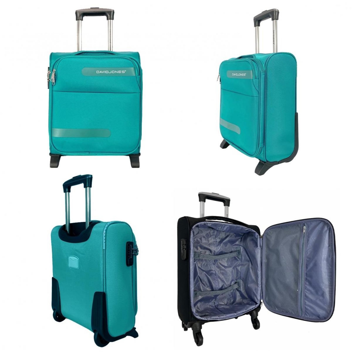 David Jones Valise cabine XS underseat souple 44cm