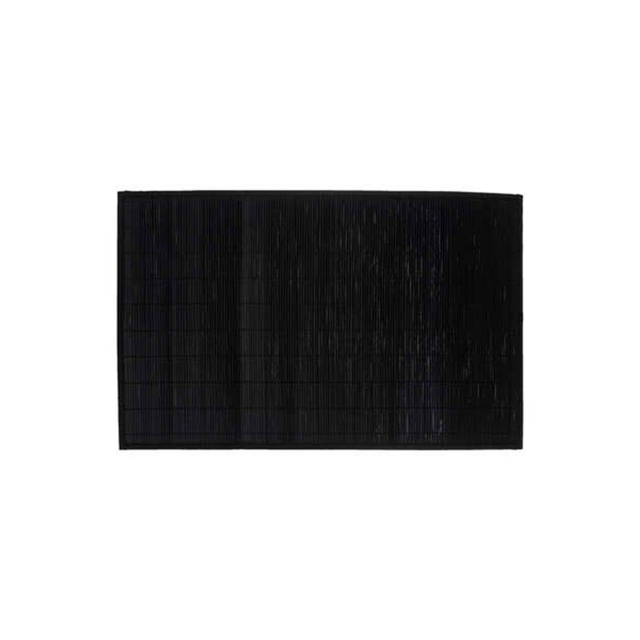 Voir la diapositive 1 : FIVE Tapis en bambou  latte  120x170cm noir