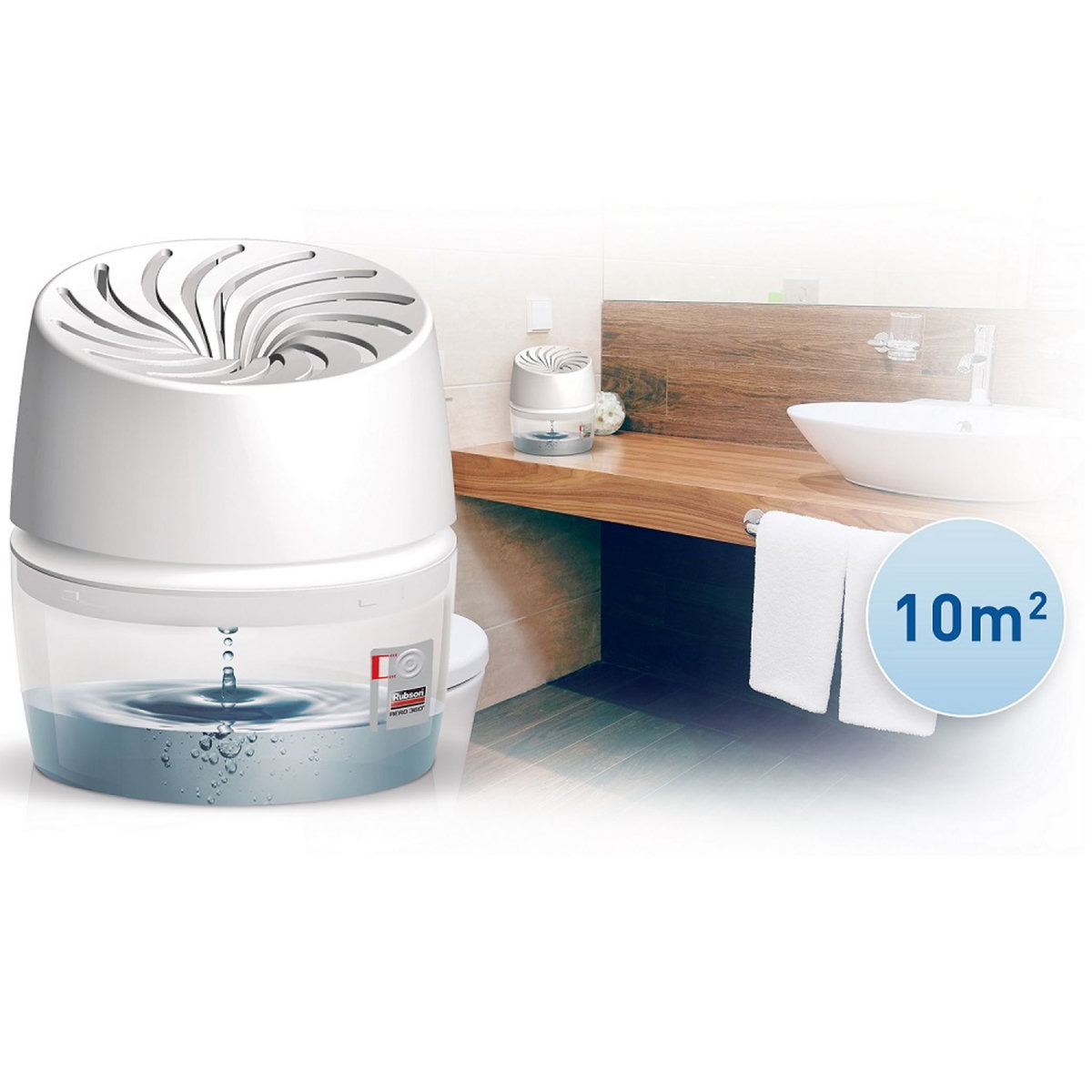 RUBSON Absorbeur d'humidité AERO 360 - Spécial salle de bain