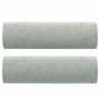 Voir la diapositive 5 : VIDAXL Canape 2 places avec oreillers gris clair 120 cm velours