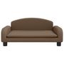 Voir la diapositive 3 : VIDAXL Lit pour chien marron 70x45x30 cm tissu