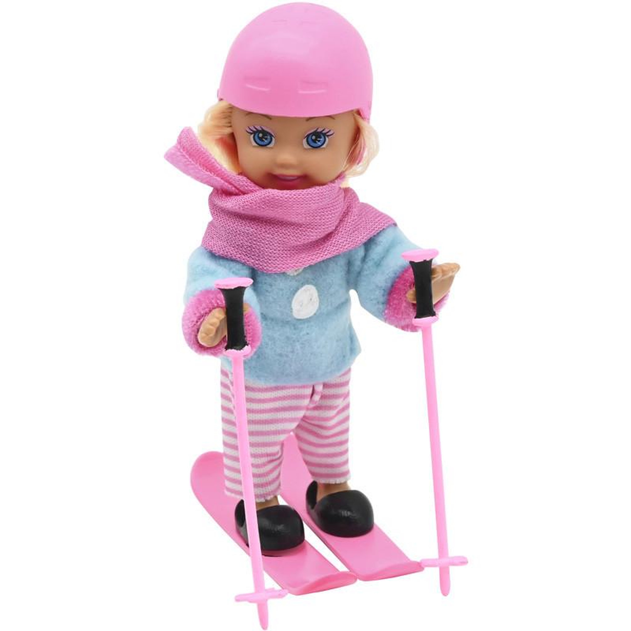 Voir la diapositive 2 : POUPEE SPORT HIVER 12CM W08149