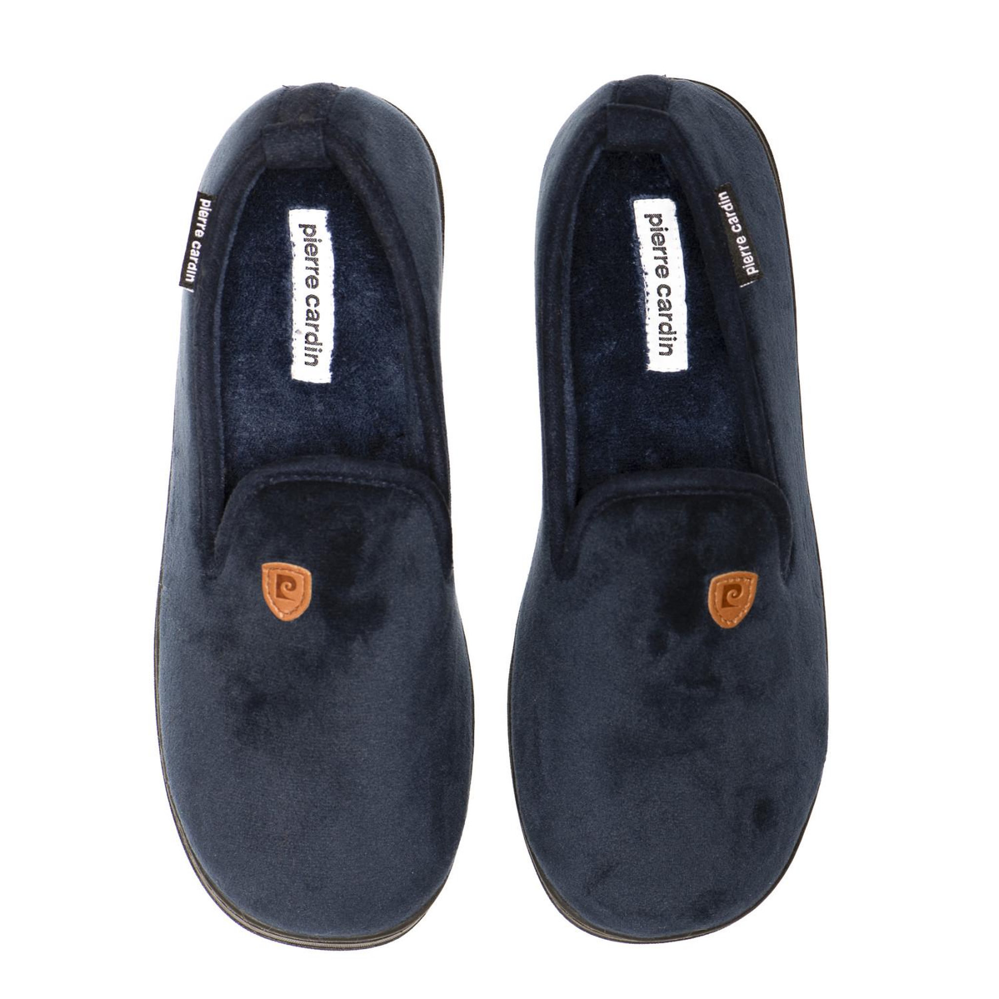 Voir la diapositive 1 : PIERRE CARDIN Chaussons charentaise marine pierre cardin pantoufle