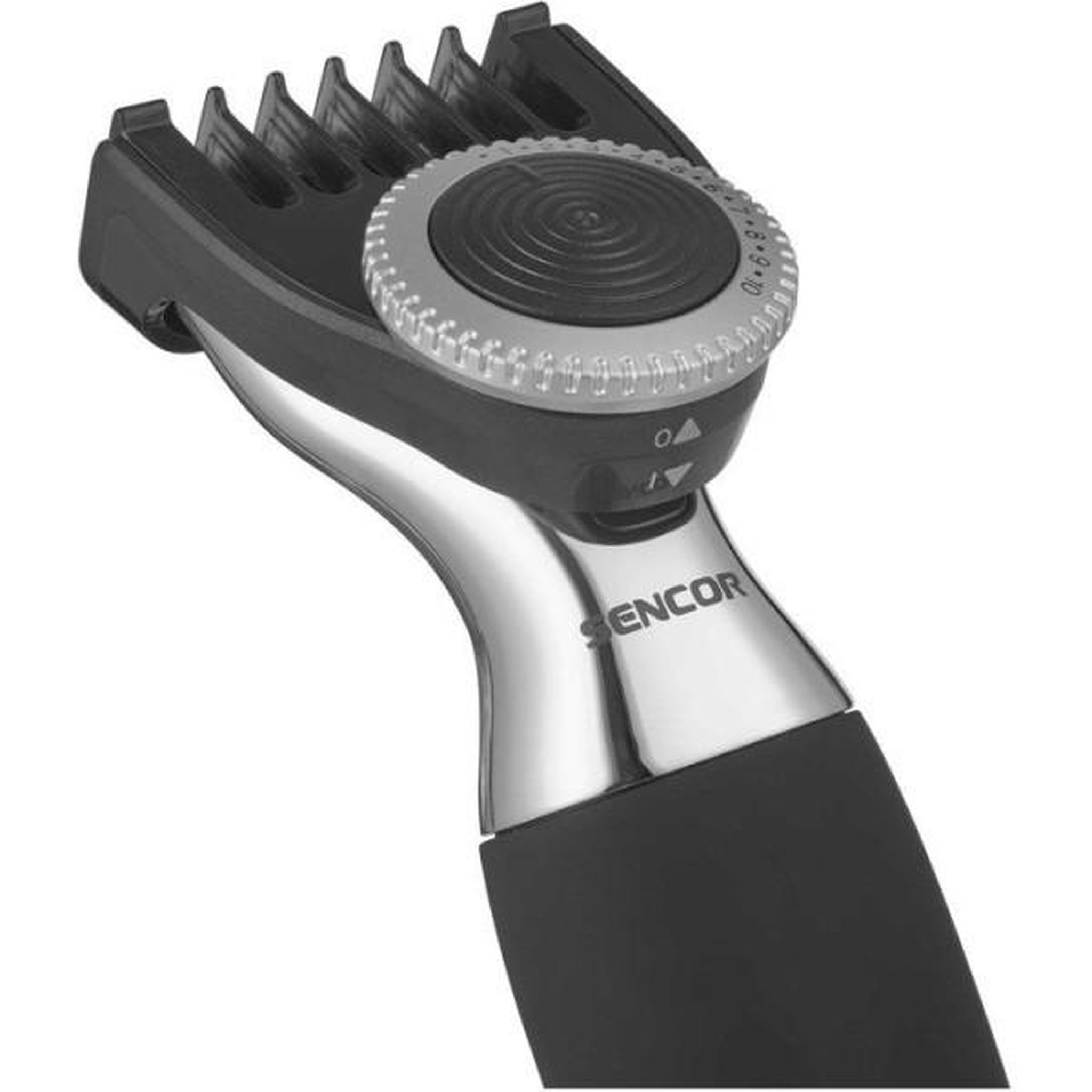 Voir la diapositive 3 : MARKET24 Rasoir - Tondeuse Electrique  multifonction SENCOR SHP 0460BK - Barbe corps et cheveux - 20 réglages 0,5-10 mm - Autonomie 60 min - Noir