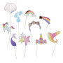 Voir la diapositive 1 : Paris Prix Lot de 10 Bâtons Photo  Licorne & Sirène  30cm Multicolore