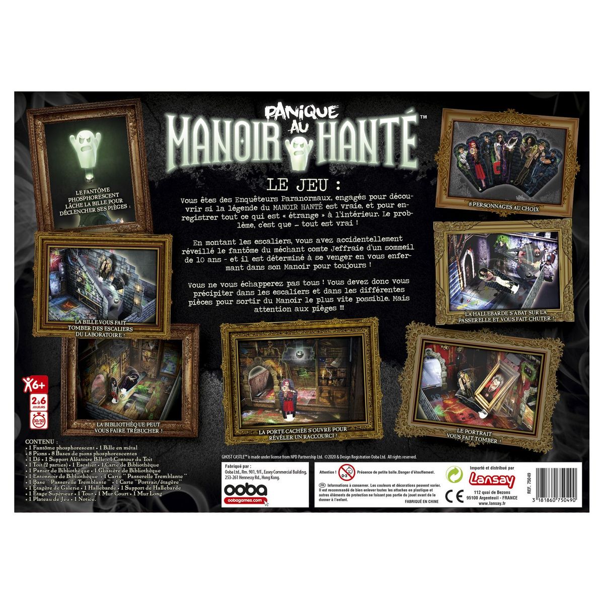 LANSAY Jeu Panique au manoir hanté