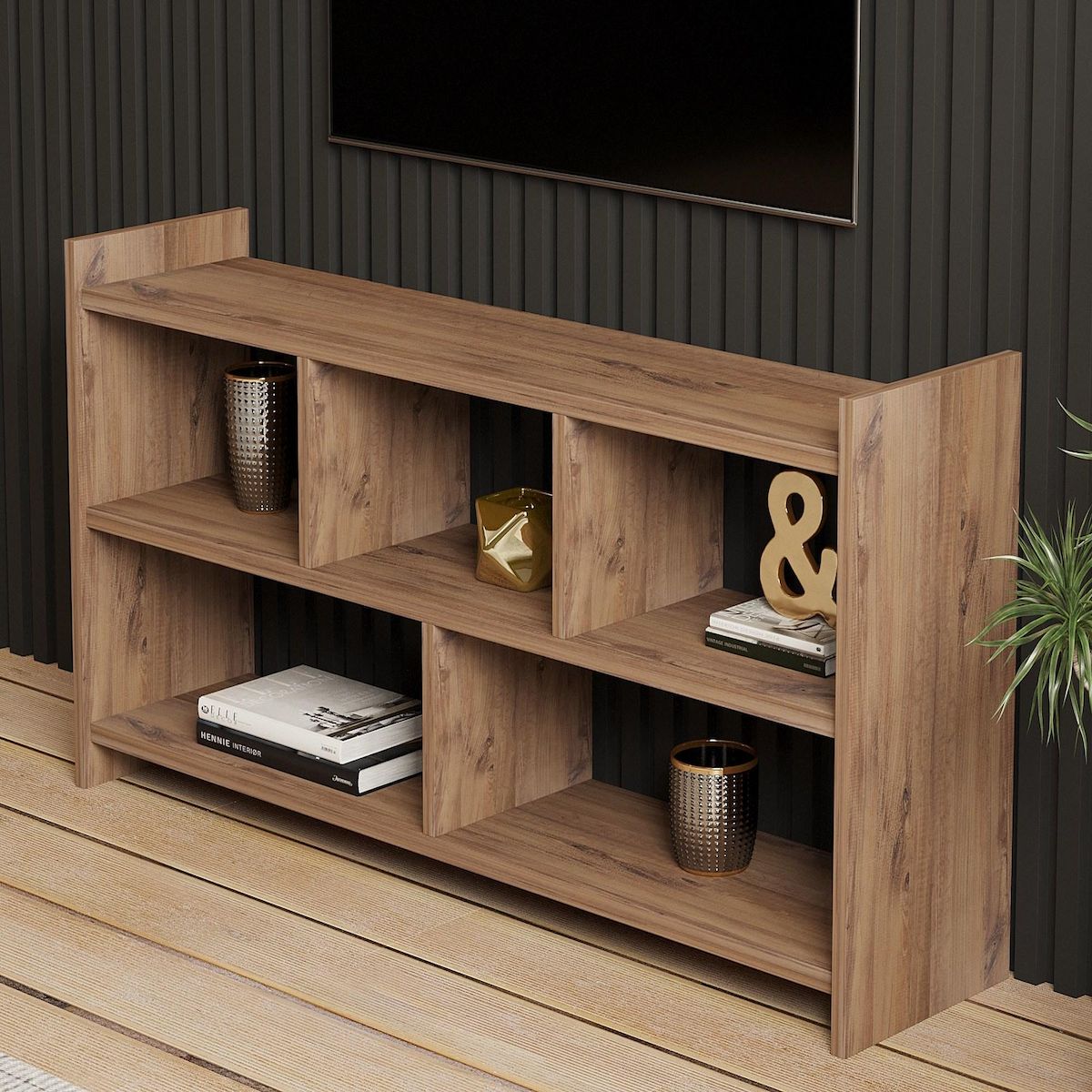 Habitat et Jardin Meuble TV en bois  Pera  - 117 x 28 x 55 cm - Pin atlantique