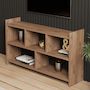 Voir la diapositive 4 : Habitat et Jardin Meuble TV en bois  Pera  - 117 x 28 x 55 cm - Pin atlantique