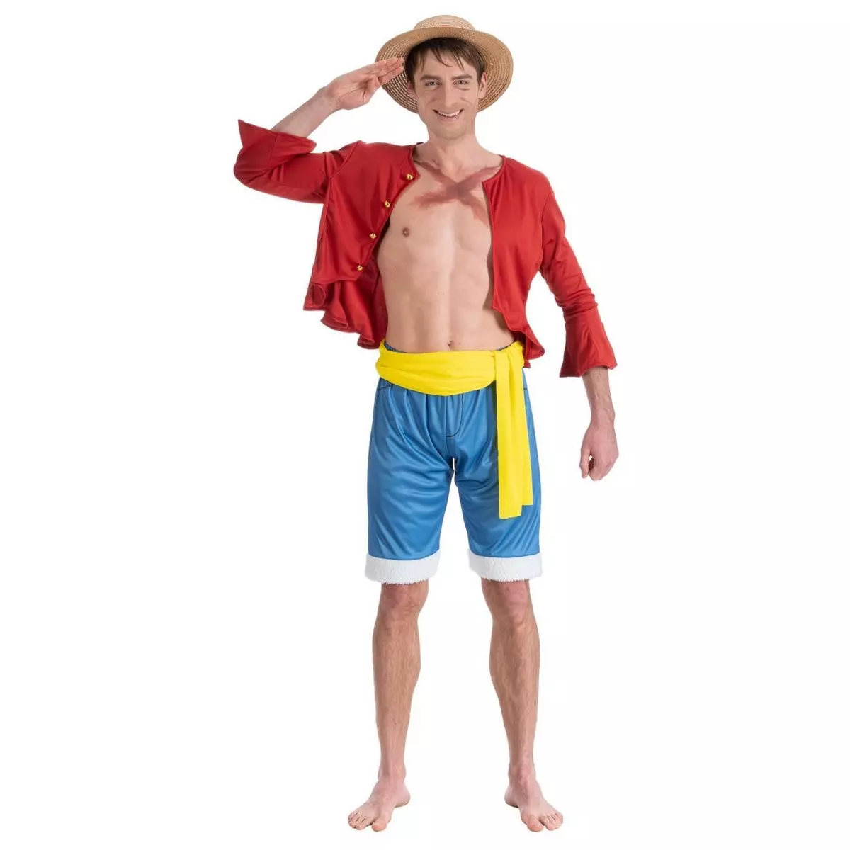CHAKS Déguisement Luffy - One Piece - Homme - S