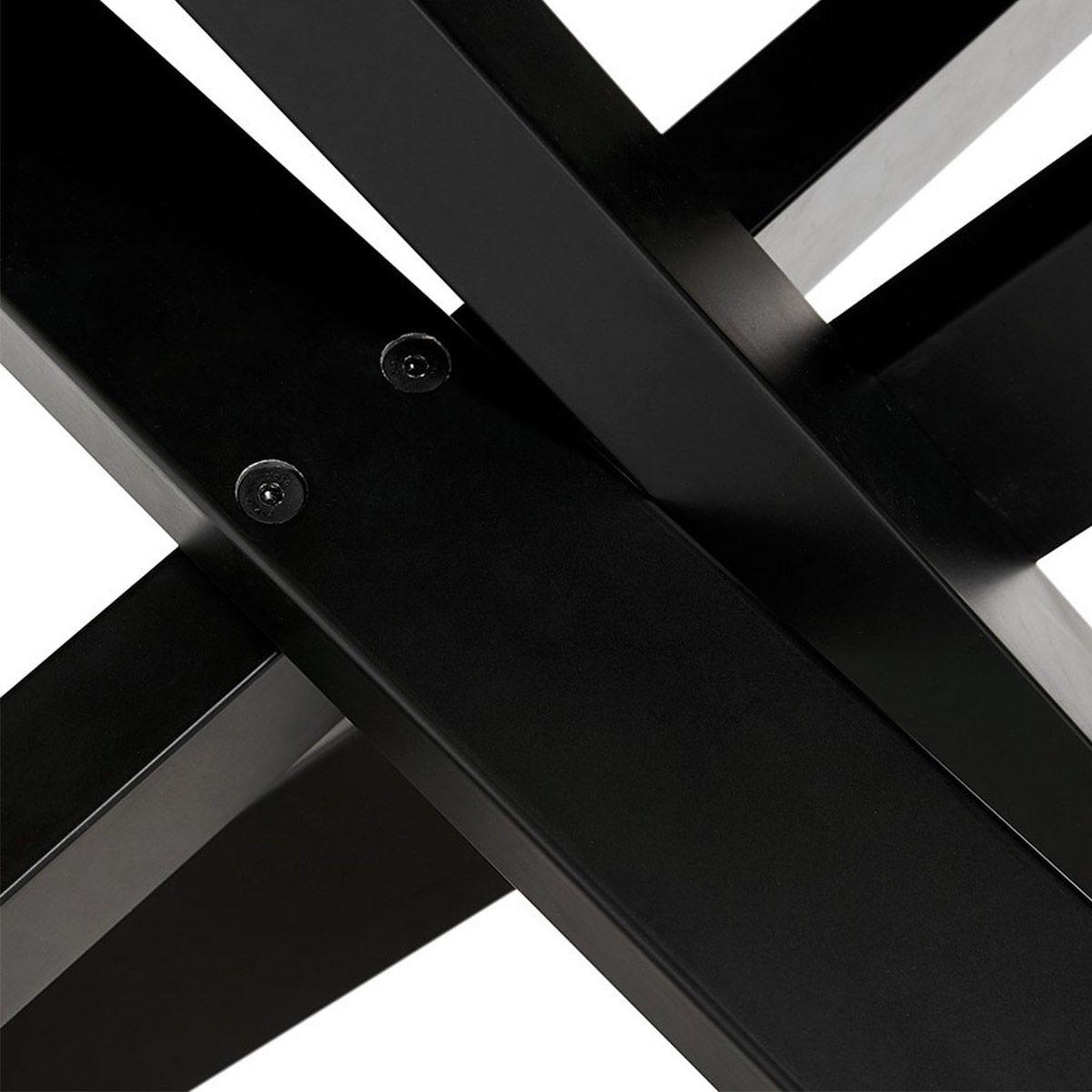 Voir la diapositive 6 : Paris Prix Table à manger en bois  laby  200cm naturel & noir