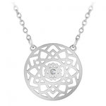 SC CRYSTAL Collier par SC Crystal orné d'un véritable diamant blanc