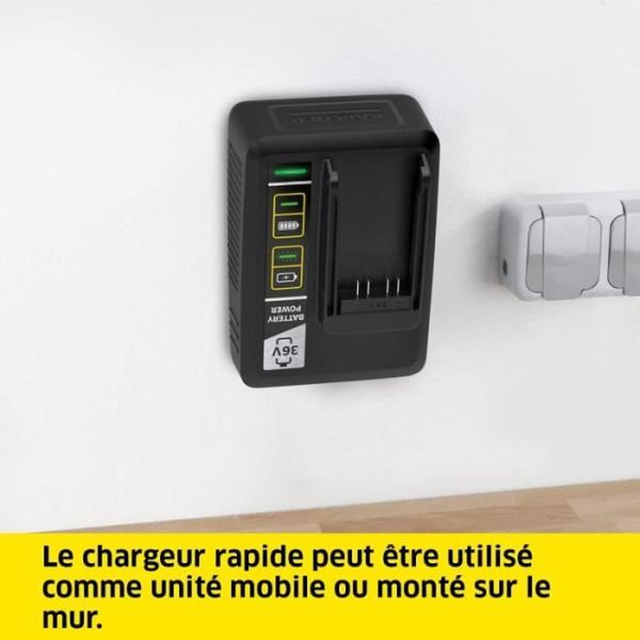 Voir la diapositive 6 : KÃ¤rcher Batterie KARCHER POWER 36V / 2.5 Ah avec écran LCD et chargeur rapide