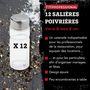 Voir la diapositive 3 : FM PROFESSIONAL Lot de 12 salières/poivrières FM Professional