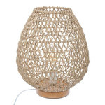 ATMOSPHERA Lampe à Poser Métal & Papier  Etel  35cm Naturel