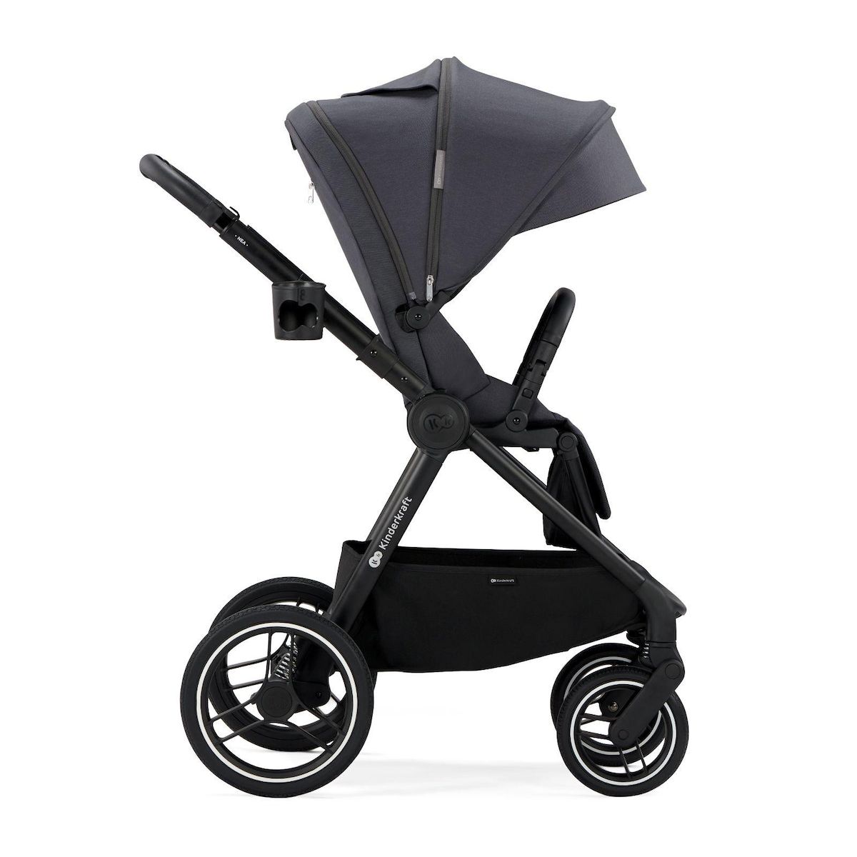 KINDERKRAFT Poussette combinée 2 en 1 avec suspension et protection UPF50+