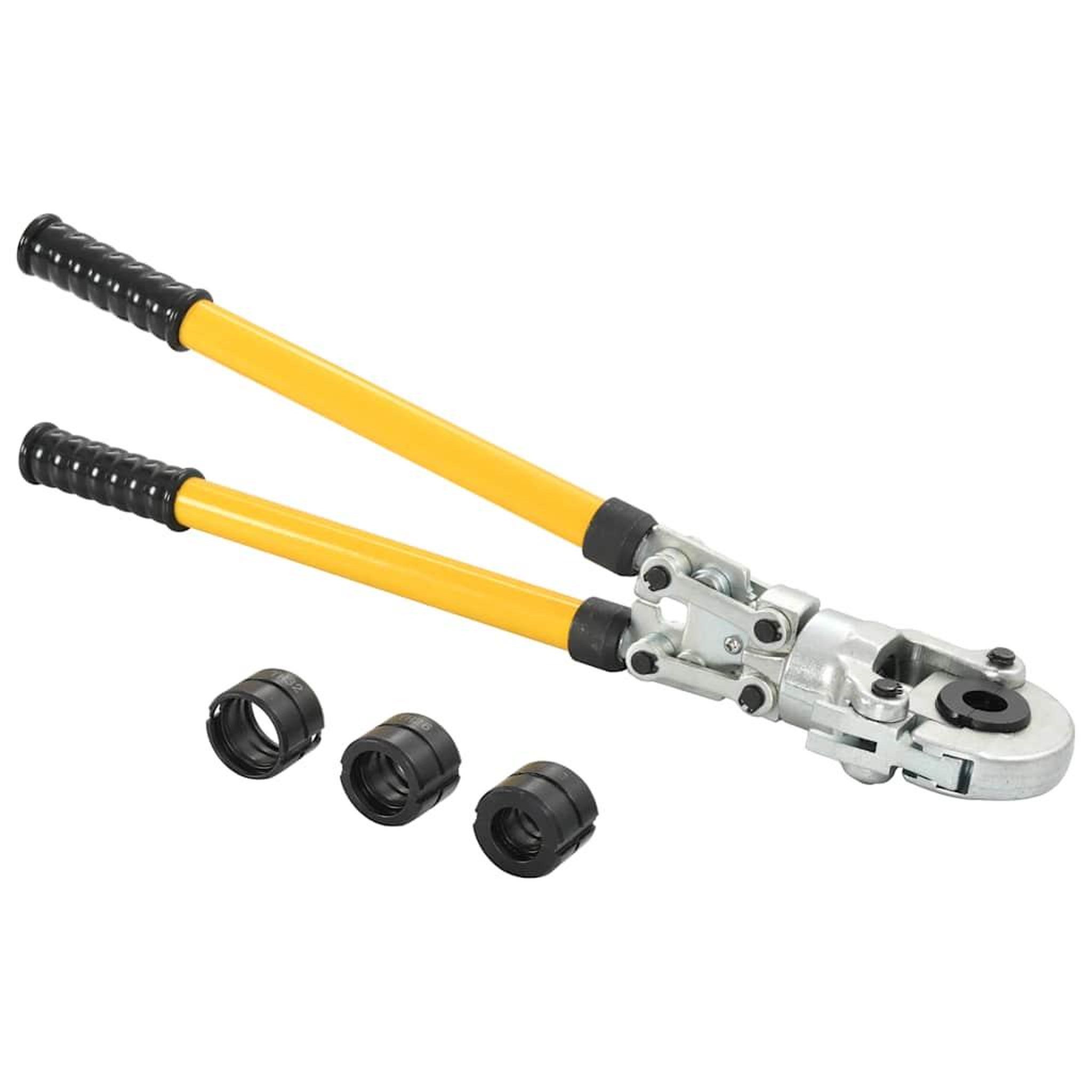 Voir la diapositive 4 : VIDAXL Pince a sertir hydraulique 16-20-26-32 mm