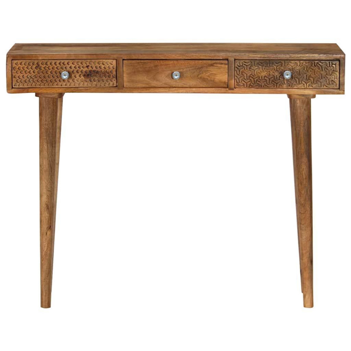 VIDAXL Table console Bois de manguier massif 102x30x79 cm