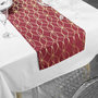 Voir la diapositive 2 : Paris Prix Nappe & Chemin de Table  Elipsa  140x250cm Blanc & Rouge