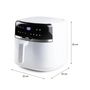 Voir la diapositive 4 : Domo Friteuse sans huile 8l 1800w blanc - DO1148FR