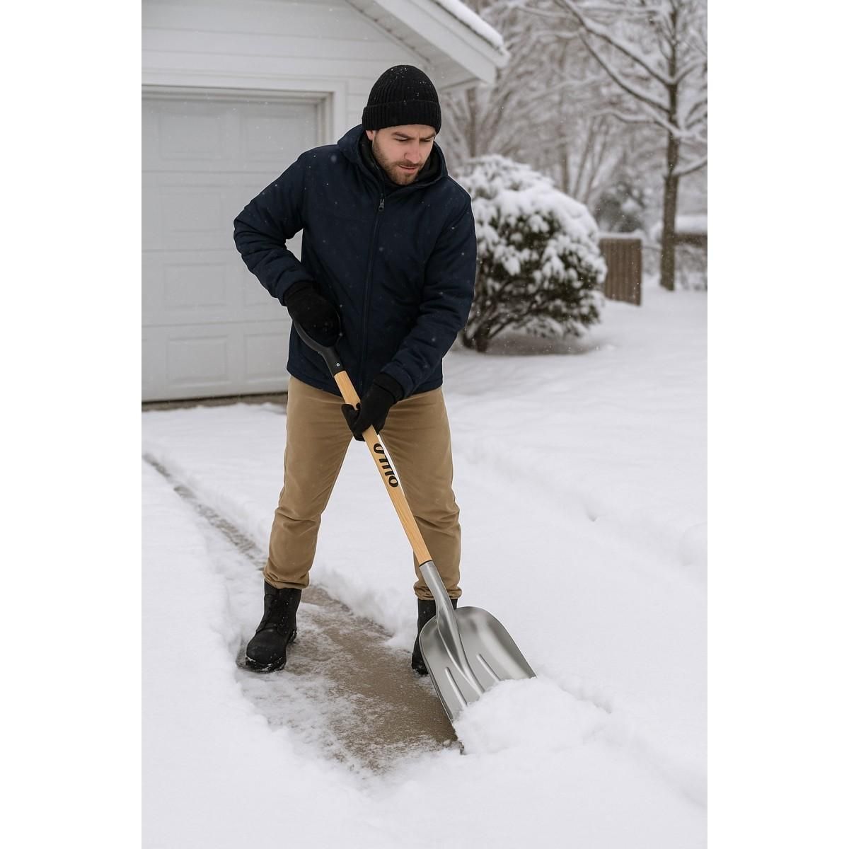 VITO Pelle à neige Aluminium 101 cm Poignée en Y  Légère Robuste VITO