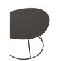 Voir la diapositive 3 : Paris Prix Table d'Appoint Design  Mesla  60cm Marron Foncé