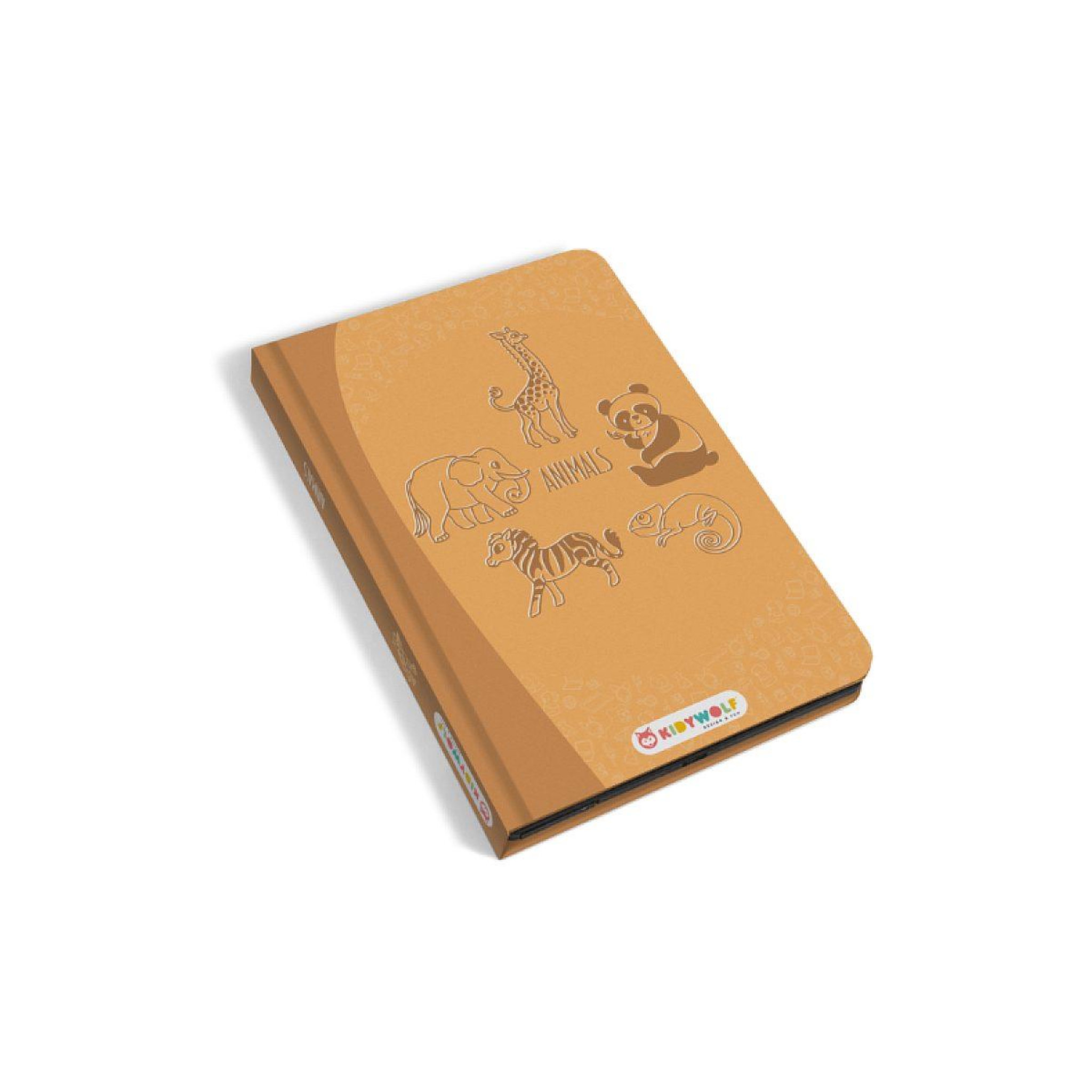 Voir la diapositive 2 : KIDYWOLF Kidydraw Mini - Tablette à dessin Animaux